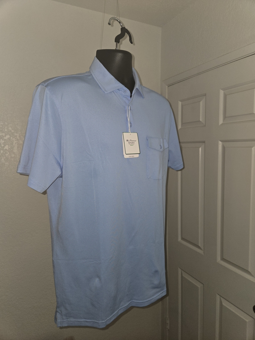 Ben Sherman Ben Sherman Sport Golf Polo Shirt – Light Blue – Men’s Medium – NWT